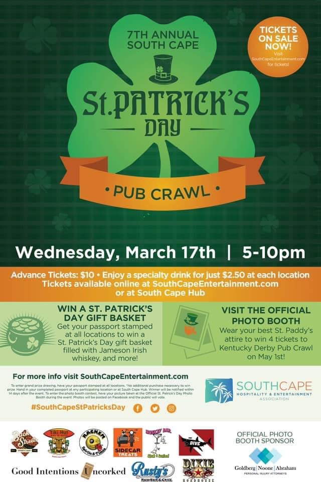 St. Patrick's Day Pub Crawl poster