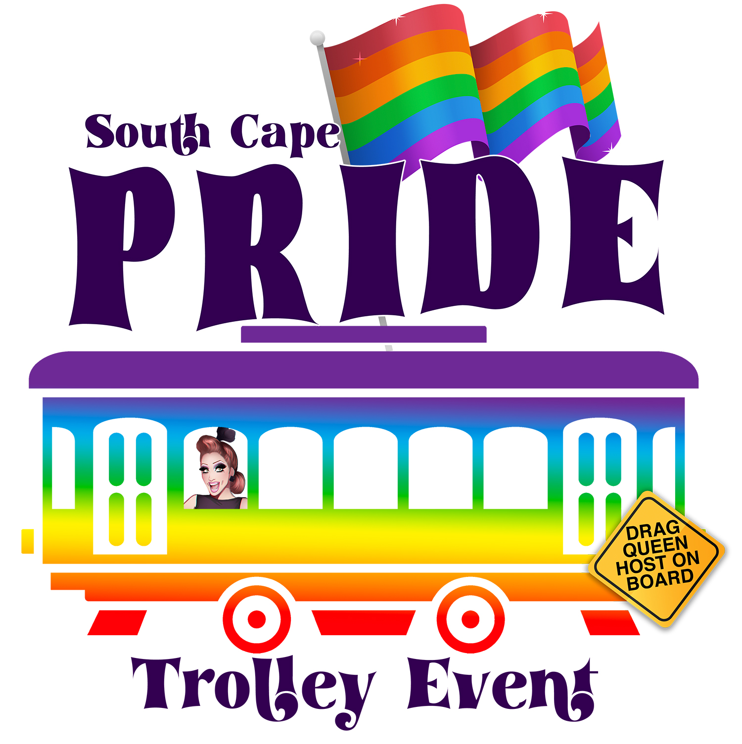 South Cape PRIDE Trolley Logo
